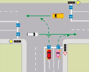 Т-перекресток лево право