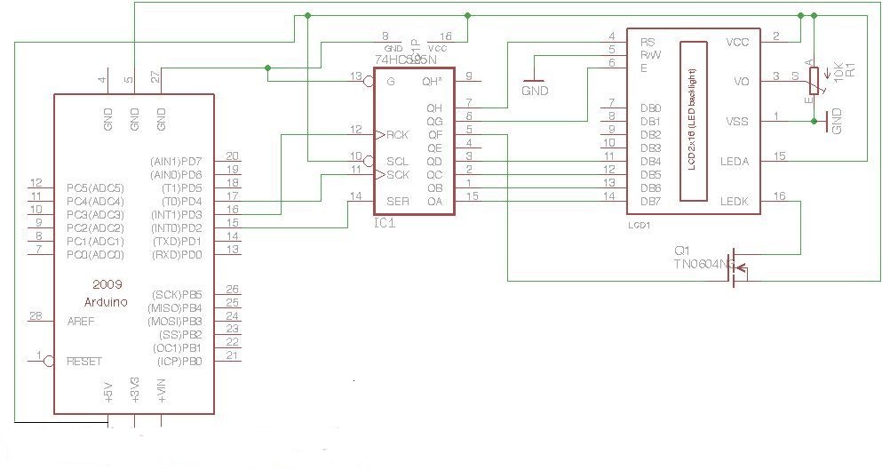 Схема для изготовления на микроконтроллере Arduino