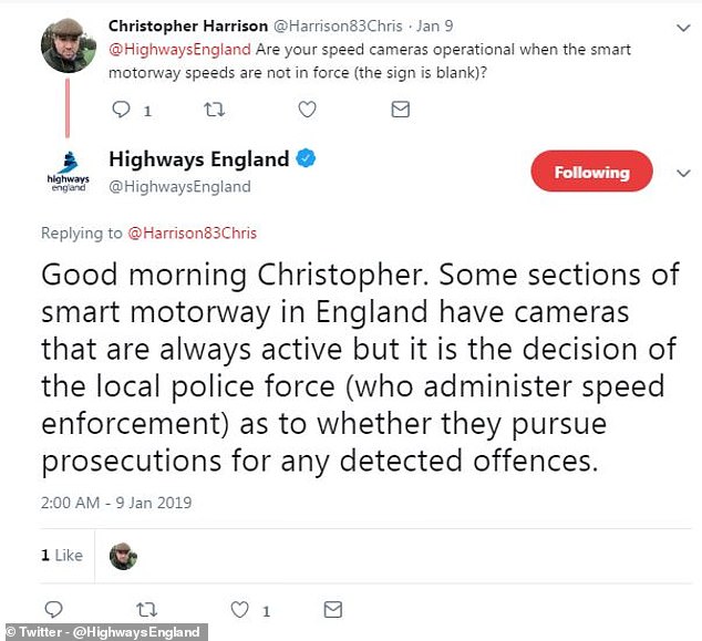 Highways England had to take to Twitter to answer queries from concerned motorists regarding the rumours