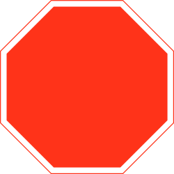 Traffic sign of Bangladesh: Stop and give way to all drivers