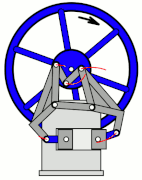 Animation of the Atkinson differential engine, 1882 
